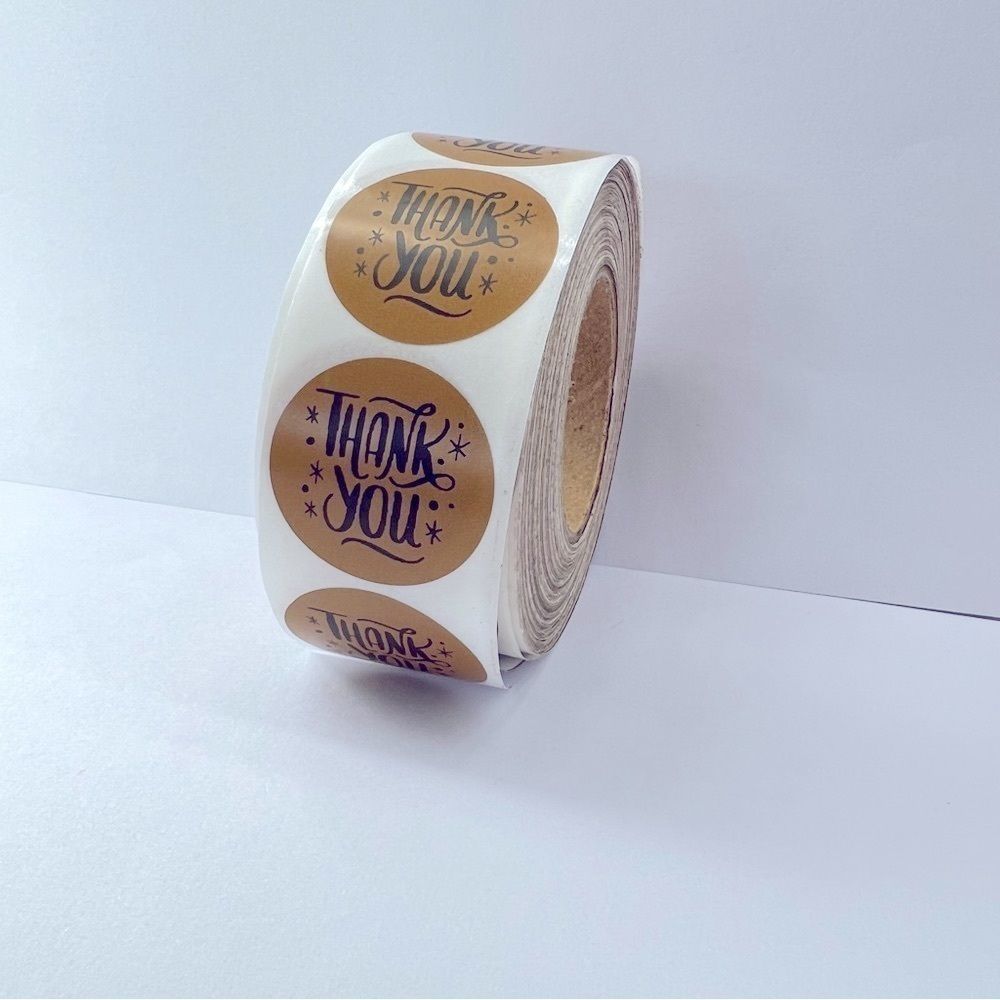 Thank you stickers for poshmark sellers | shipping supplies 1 in round NWT - Picture 3 of 5